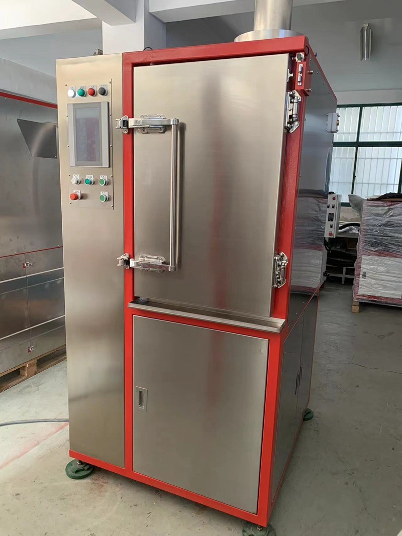Machine de déflashage cryogénique PG-80T expédiée en Inde pour le déflashage de pièces en caoutchouc