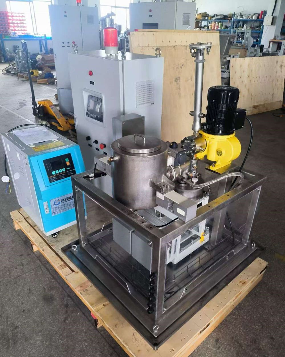 Perte de liquide Pege en chargeur de poids pour l'alimentation de l'anhydride maléique à l'extrudeuse pour l'extrusion de plastique