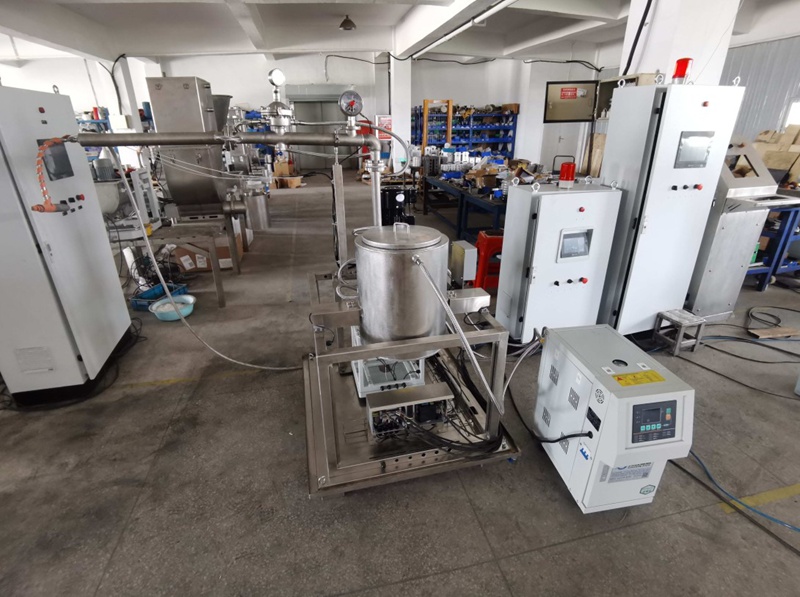 Doseur gravimétrique à perte de poids de type liquide PG-FL-20(H) pour le dosage d'anhydride/acide maléique pour un client turc